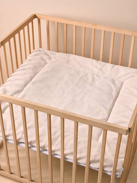 Nutty cotton muslin playpen mat twine 
