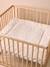 Nutty cotton muslin playpen mat twine 