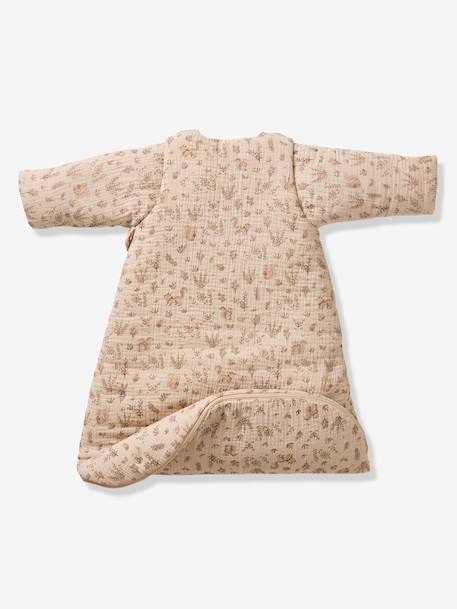 Nutty cotton muslin baby sleep bag twine 