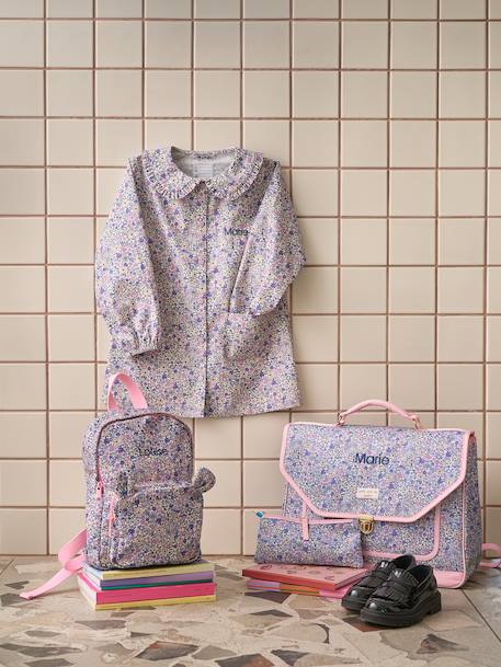 School bag for girls soft lilac 