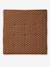 Cotton muslin playpen mat chocolate 