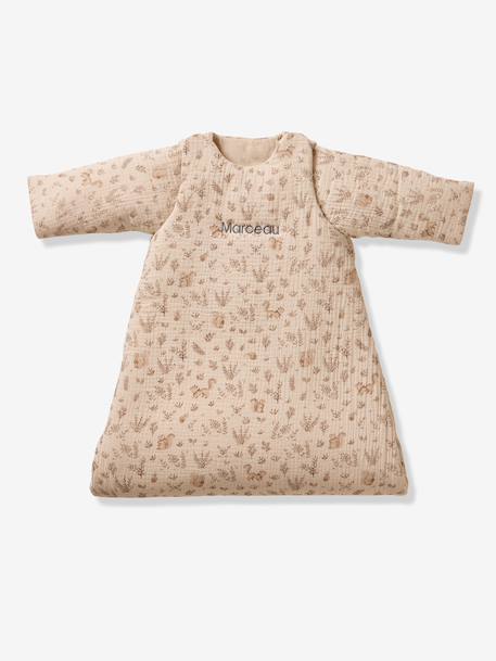Nutty cotton muslin baby sleep bag twine 