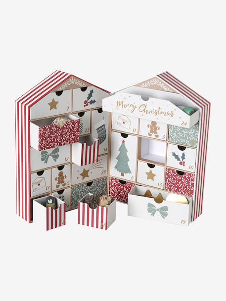 Cardboard House Advent Calendar cinnamon 