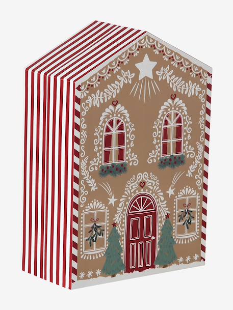 Cardboard House Advent Calendar cinnamon 