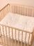 Cotton muslin playpen mat chocolate 