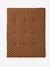 Cotton muslin playpen mat chocolate 