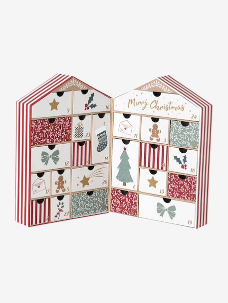 Cardboard House Advent Calendar cinnamon 