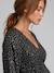 Maternity dress with long sleeves black 