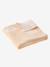Jacquard cotton baby blanket beige 