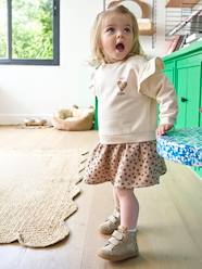 -Long-sleeved dress for baby girls