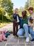 3-in-1 detachable parka for girls blush+navy blue 