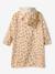 Fleece blanket poncho for girls ecru 