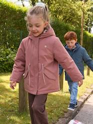 Girls-3-in-1 detachable parka for girls