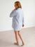 Maternity and nursing nightdress sky blue 