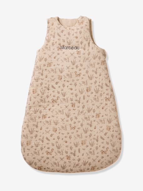 Nutty cotton muslin baby sleep bag twine 