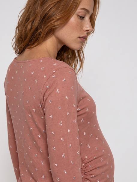 2-piece maternity pyjamas dusky pink 