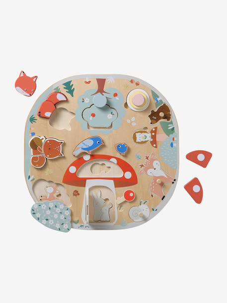 FSC 100% wooden multi-puzzle board by HAPPY FOREST wood 