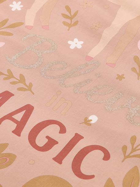 Kids' duvet cover set and pillowcase old rose 