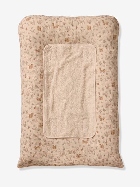 Nutty cotton gauze changing mat twine 