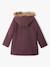 Hooded Duffel Coat with Toggles, in Woollen Fabric, for Girls blush+camel+grey green+plum 
