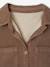 Corduroy long-sleeved shirt for boys taupe 