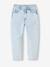 Balloon jeans for girls bleached denim+medium blue 