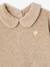 Pack of 2 pyjamas with back opening for baby girls marl beige 