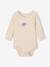Pack of 5 long-sleeved bodysuits for baby cappuccino 