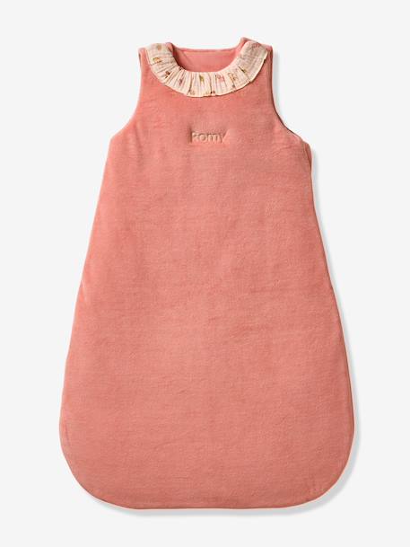 Cocotte velour baby sleep bag peach pink 