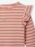 Long-sleeved T-shirt for baby girls rose+vanilla 