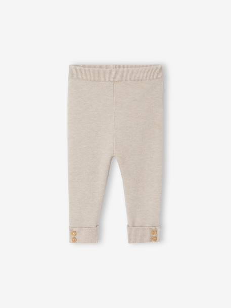 3-piece set for baby girls marl beige 
