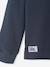 Pack of 2 long-sleeved polo shirts for boys slate blue+white 