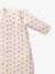 Velour baby sleep bag with removable sleeves ecru 