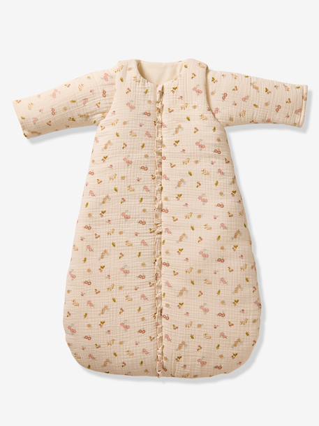 Cocotte cotton muslin baby sleep bag ecru 