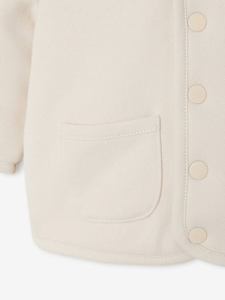 Hooded cardigan for newborns vanilla 