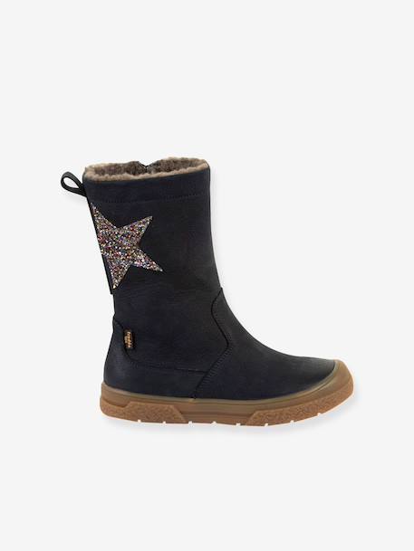 Girls PULSE TEX STAR BOOTS WOOL FRODDO boots black+bordeaux red+deep blue 