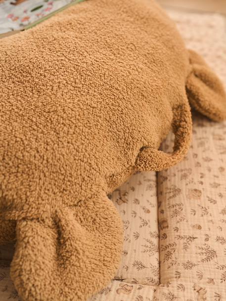 Sherpa bear floor cushion beige 