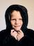 Faux fur jacket for girls black 