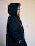 Lined parka for girls black 