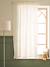 Cotton muslin voile curtain ecru 