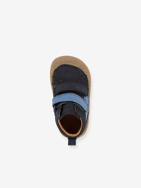 Barefoot trainers MALY Froddo for baby deep blue+old rose 
