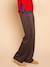 Maternity wide-leg trousers chocolate 