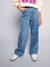 Loose-Fit Jeans for Girls, JONEN deep blue+denim grey+medium blue 