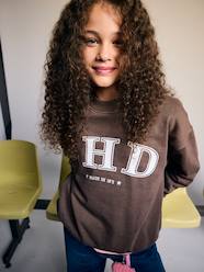 Girls-Printed sweatshirt with long sleeves for girls