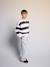 Pack of 2 wide-leg trousers for boys grey 