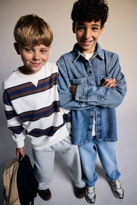 Denim shirt for boys stone 