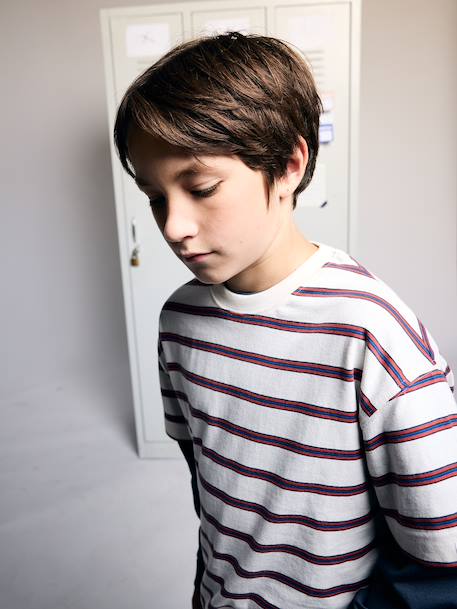 Pack of 2 T-shirts for boys ecru 