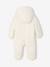 Newborn pramsuit with hood ecru 