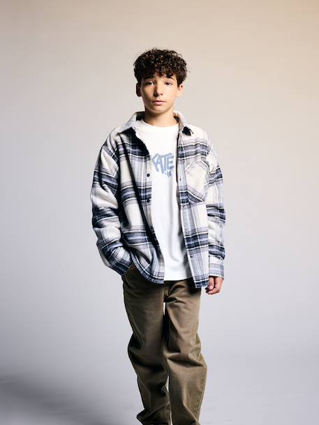 Lined shirt for boys hazel 