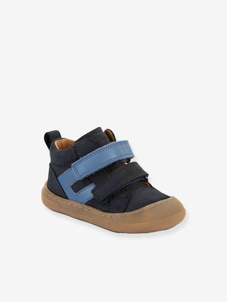Barefoot trainers MALY Froddo for baby deep blue+old rose 